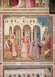 Jesus Chasing the Merchants from the Temple
